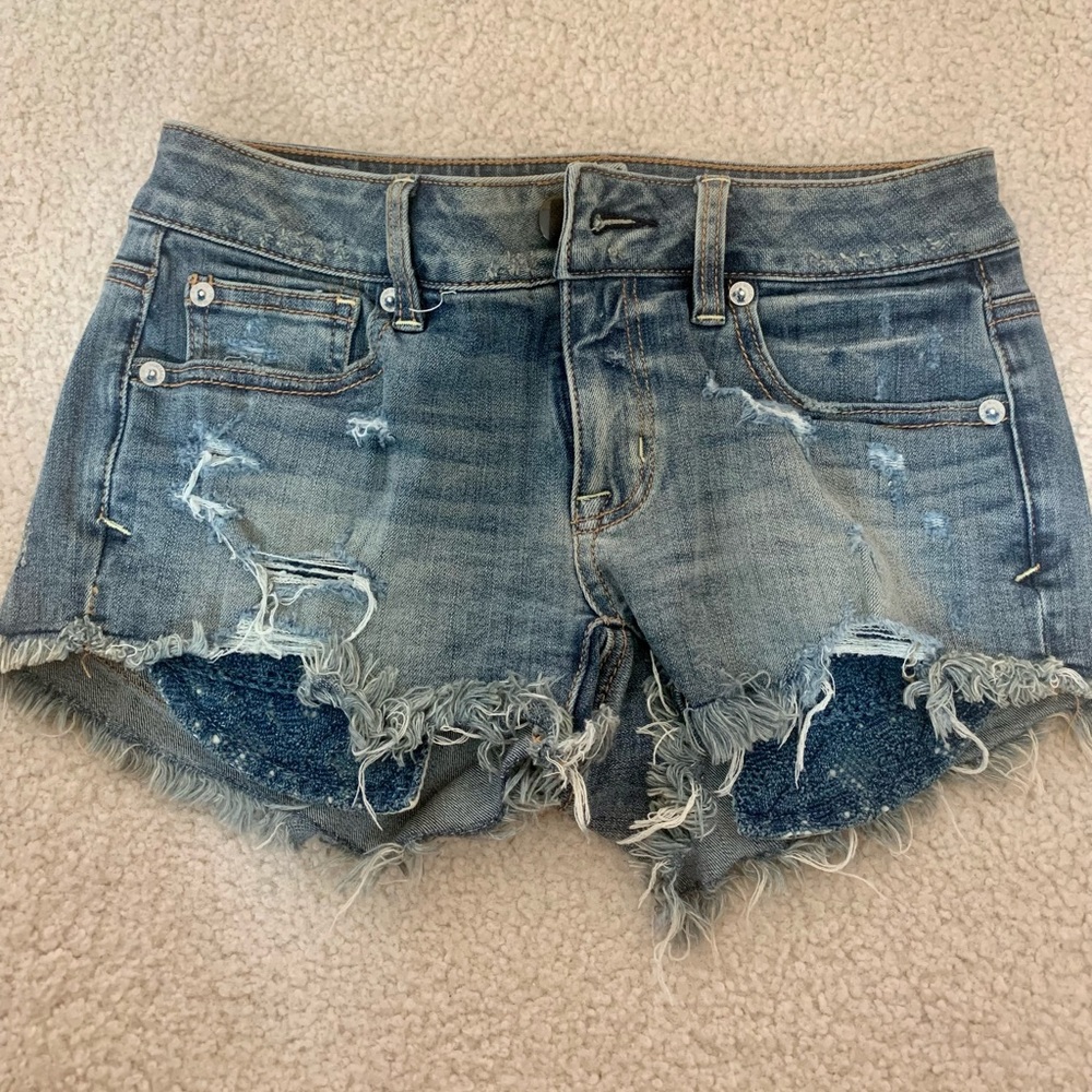 American Eagle Shortie Jean Shorts
